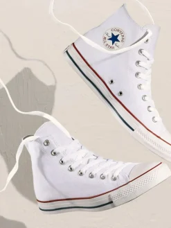 Converse White Chuck Taylor All Star High Trainers^ Sneakers