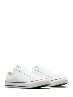 Online Converse Leather Chuck Ox Trainers White