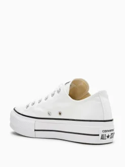 Hot Converse Platform Lift Chuck Ox Trainers White