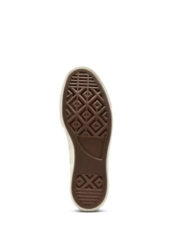 Best Converse White/Gold Chuck Taylor All Star Lift Mono Leather Low Trainers