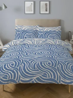 Copenhagen Home Blue Sofia Duvet Cover Set^ Branded Bedlinen