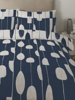 Copenhagen Home Navy Luka Duvet Cover Set^ Branded Bedlinen