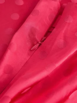 Next Jacquard Polka Dot Satin Skirt^Women Skirts