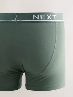 Next Core Grey/ Greens A-Front Boxers 10 Pack^ Underwear|Underwear