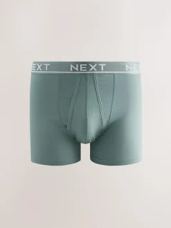 Next Core Grey/ Greens A-Front Boxers 10 Pack^ Underwear|Underwear