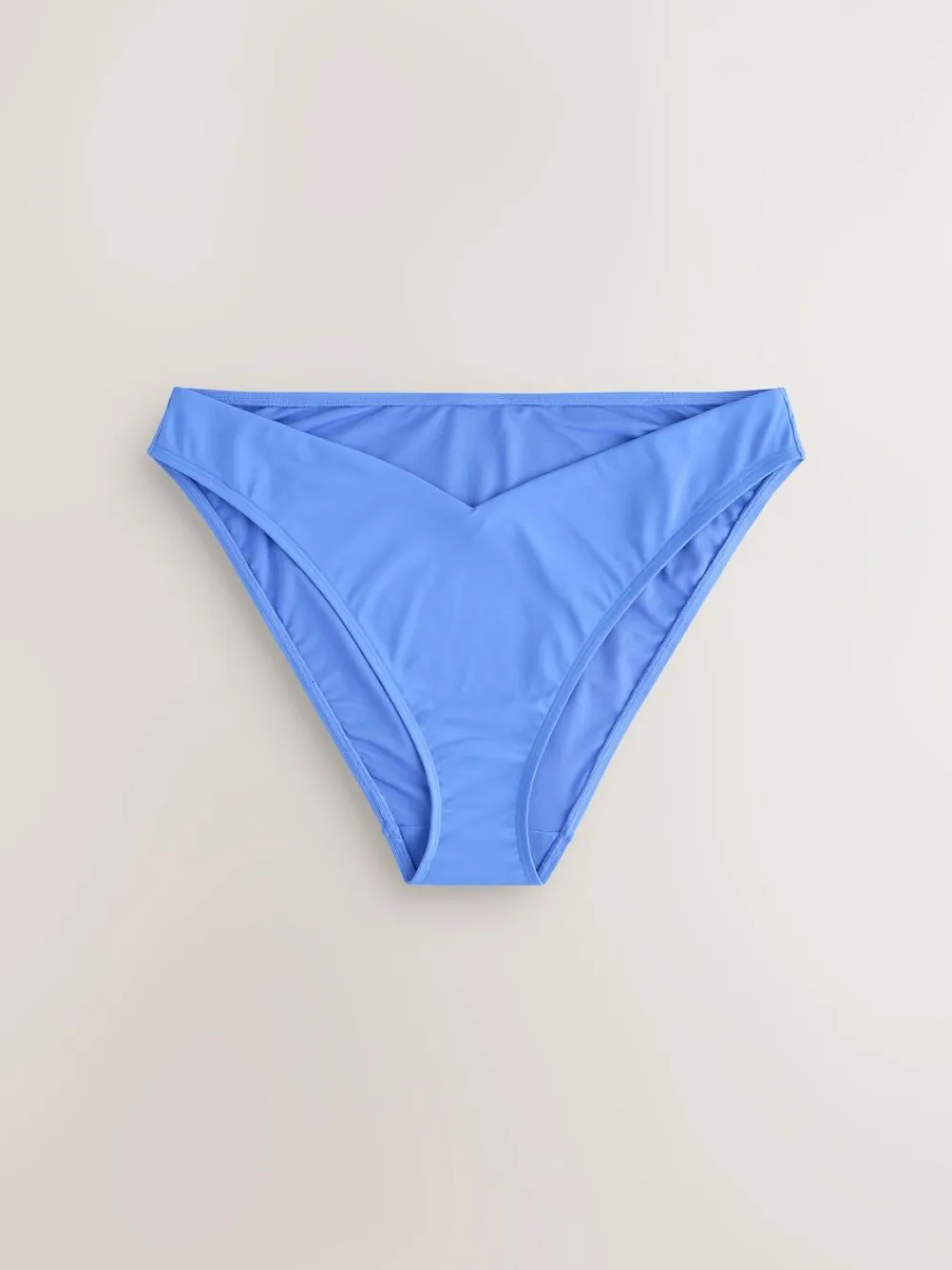 Discount Next V Front High Leg Bikini Bottoms Cornflower Blue