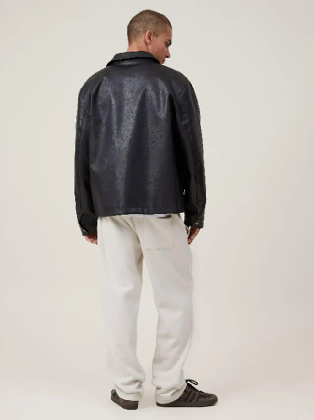 New Cotton On Relaxed Track Pants Cream