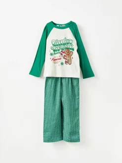 Cotton On Kids Matching Family Christmas Raglan Long Sleeve Pyjamas^BOY Nightwear