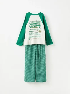 Cotton On Kids Matching Family Christmas Raglan Long Sleeve Pyjamas^BOY Nightwear