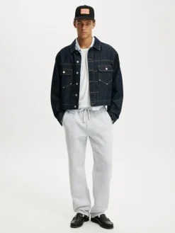 Cotton On Relaxed Track Pants Grey