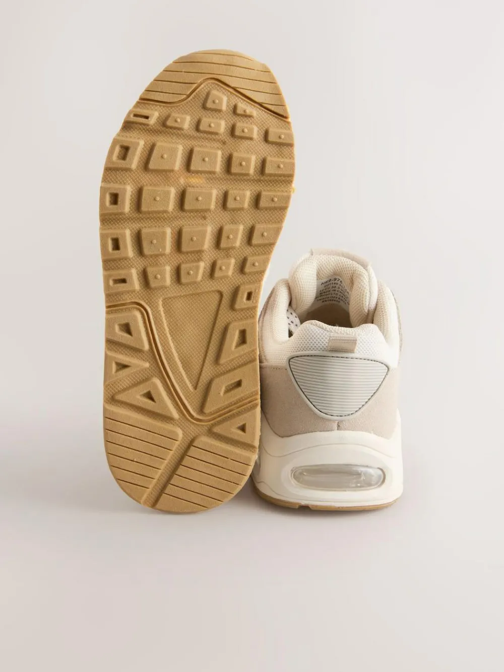 Hot Next Cow Print Lace-up Bubble Trainers