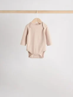 Next Cream Baby Long Sleeve Bodysuits 5 Pack^BOY Multipacks|Unisex
