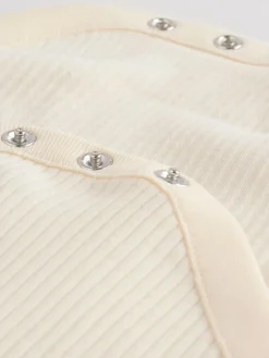 Next Cream Baby Short Sleeve Bodysuits 5 Pack^BOY Unisex|Bodysuits & Vests