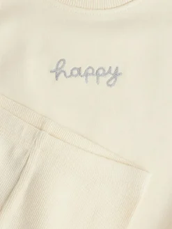 Clearance Next Cream Baby Sweater and Leggings Set 2 Piece (0mths-2yrs)