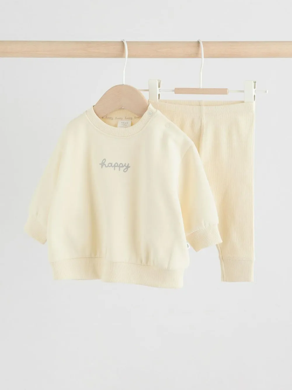 Clearance Next Cream Baby Sweater and Leggings Set 2 Piece (0mths-2yrs)