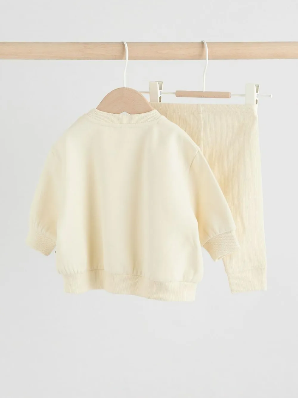 Clearance Next Cream Baby Sweater and Leggings Set 2 Piece (0mths-2yrs)