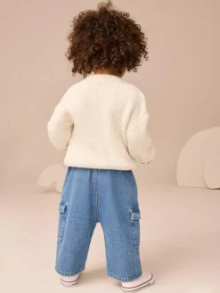 Outlet Next Cream Bear Knitted Jumper (3mths-7yrs)