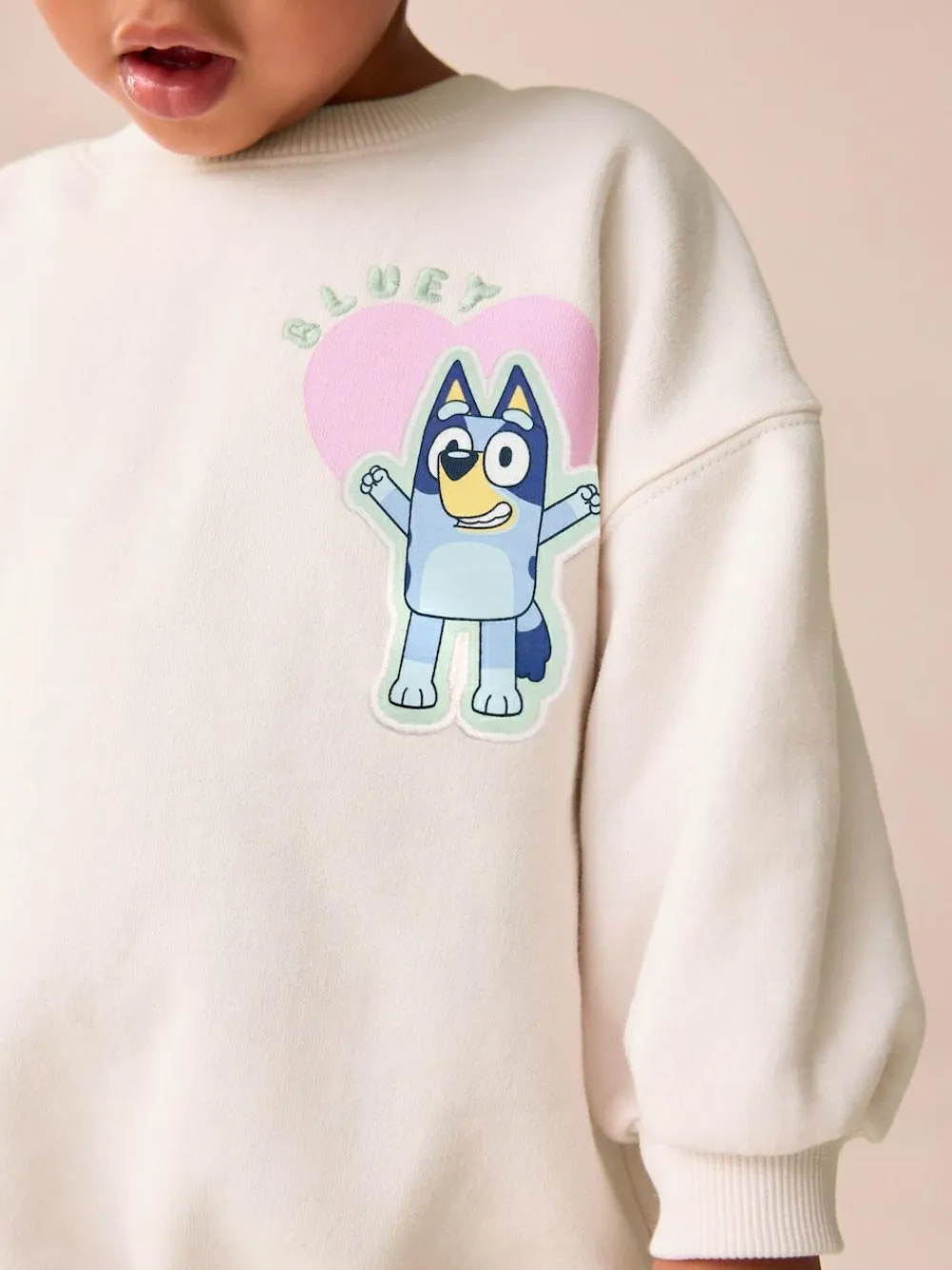 Next Cream Bluey Sweatshirt & Leggings Set (12mths-7yrs)^ Baby Girls|Sets & Co-Ords