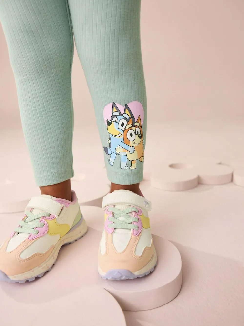 Next Cream Bluey Sweatshirt & Leggings Set (12mths-7yrs)^ Baby Girls|Sets & Co-Ords