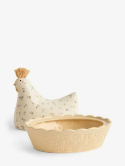 New Next Ceramic Chicken Egg House Cream