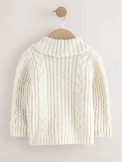 New Next Cream Character Cardigan (3mths-7yrs)