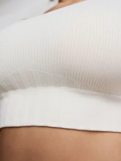 Next DD+ Supportive Seamless Ribbed NonWired Ultimate Comfort Bra^Women Bras|Dd+ Range