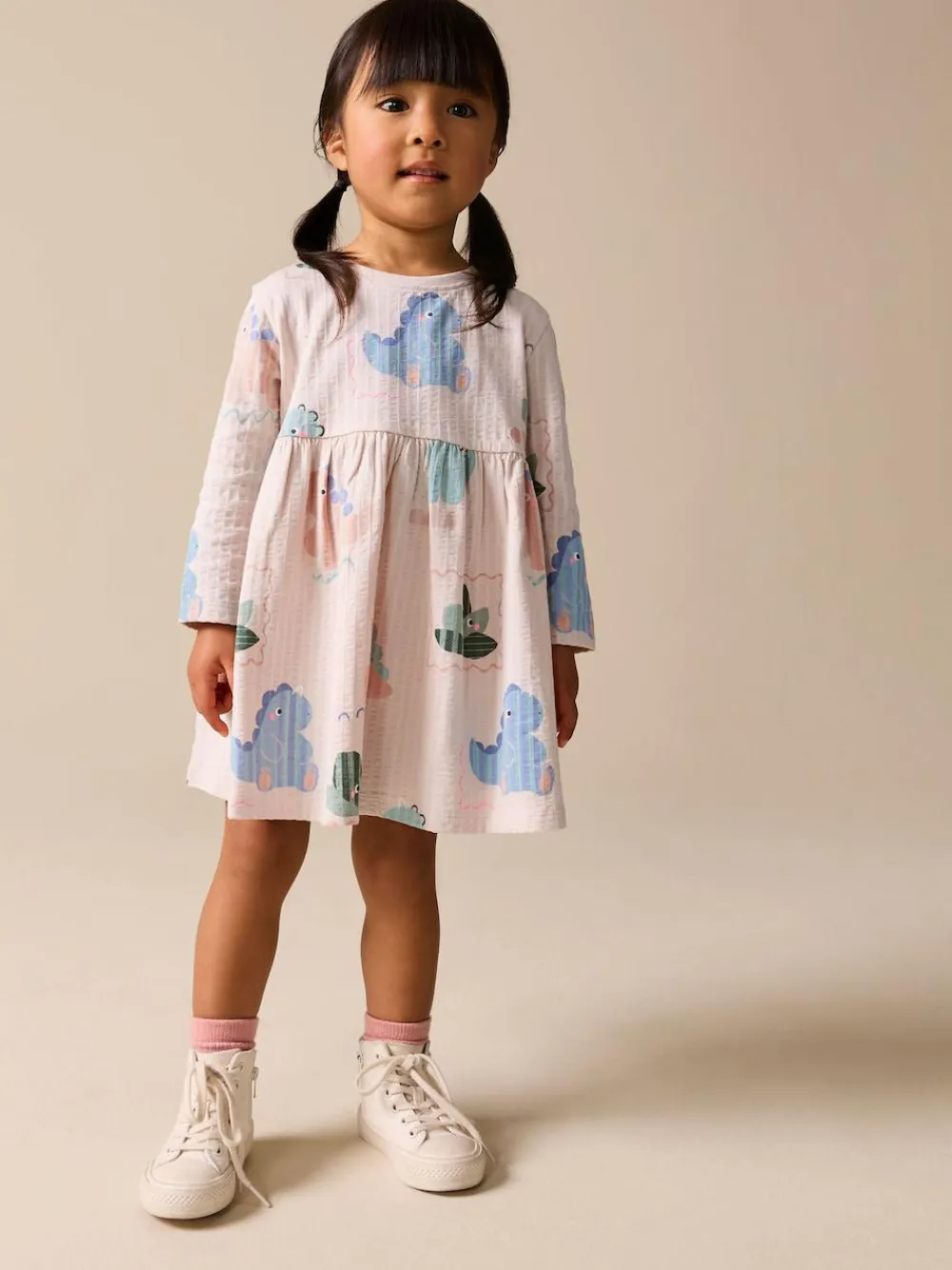 Next Long Sleeve Jersey Dress (3mths-7yrs)^ Dresses|Dresses