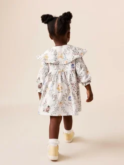 Hot Next Cream Easter Collared Dress (3mths-7yrs)