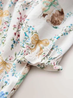 Hot Next Cream Easter Collared Dress (3mths-7yrs)