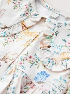 Hot Next Cream Easter Collared Dress (3mths-7yrs)