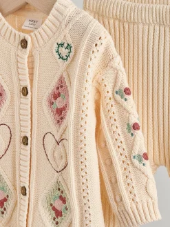 Next Baby Knitted Cardigan and Leggings 2 Piece Set (0mths-3yrs)^ Knitwear|Knitwear