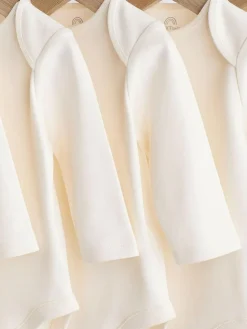 Next Cream Essential Baby Long Sleeve Bodysuits 5 Pack^BOY Unisex|Bodysuits & Vests