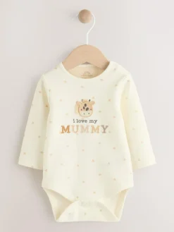 Clearance Next Baby Bodysuits 1 Pack Cream Giraffe I Love My Mummy