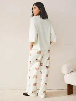 Sale Next Cream Guinea Pig Jersey Short Sleeve Pyjamas