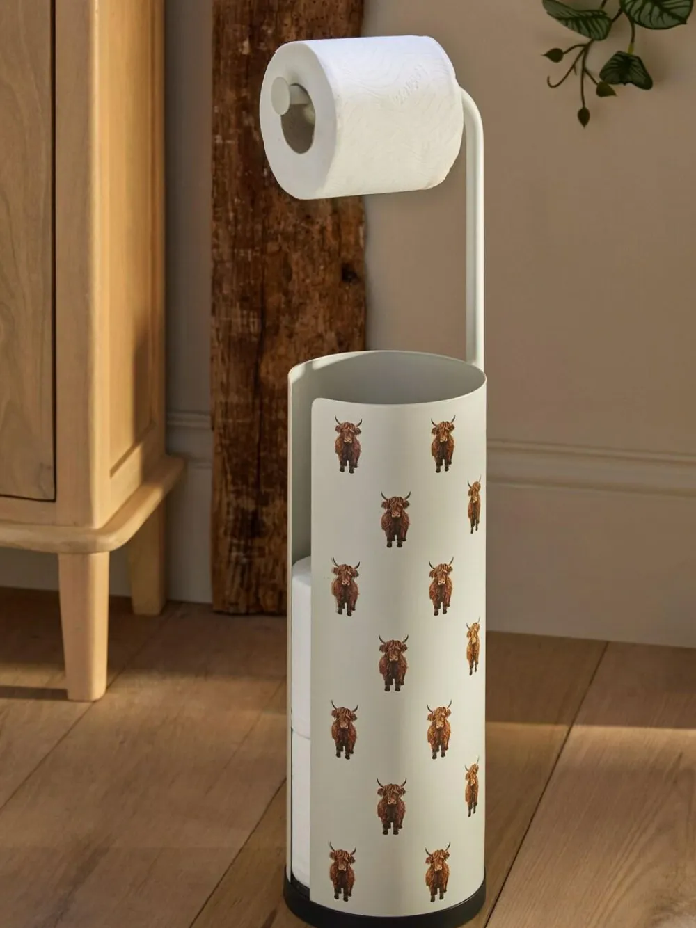 Discount Next Cream Hamish the Highland Cow Toilet Roll Holder