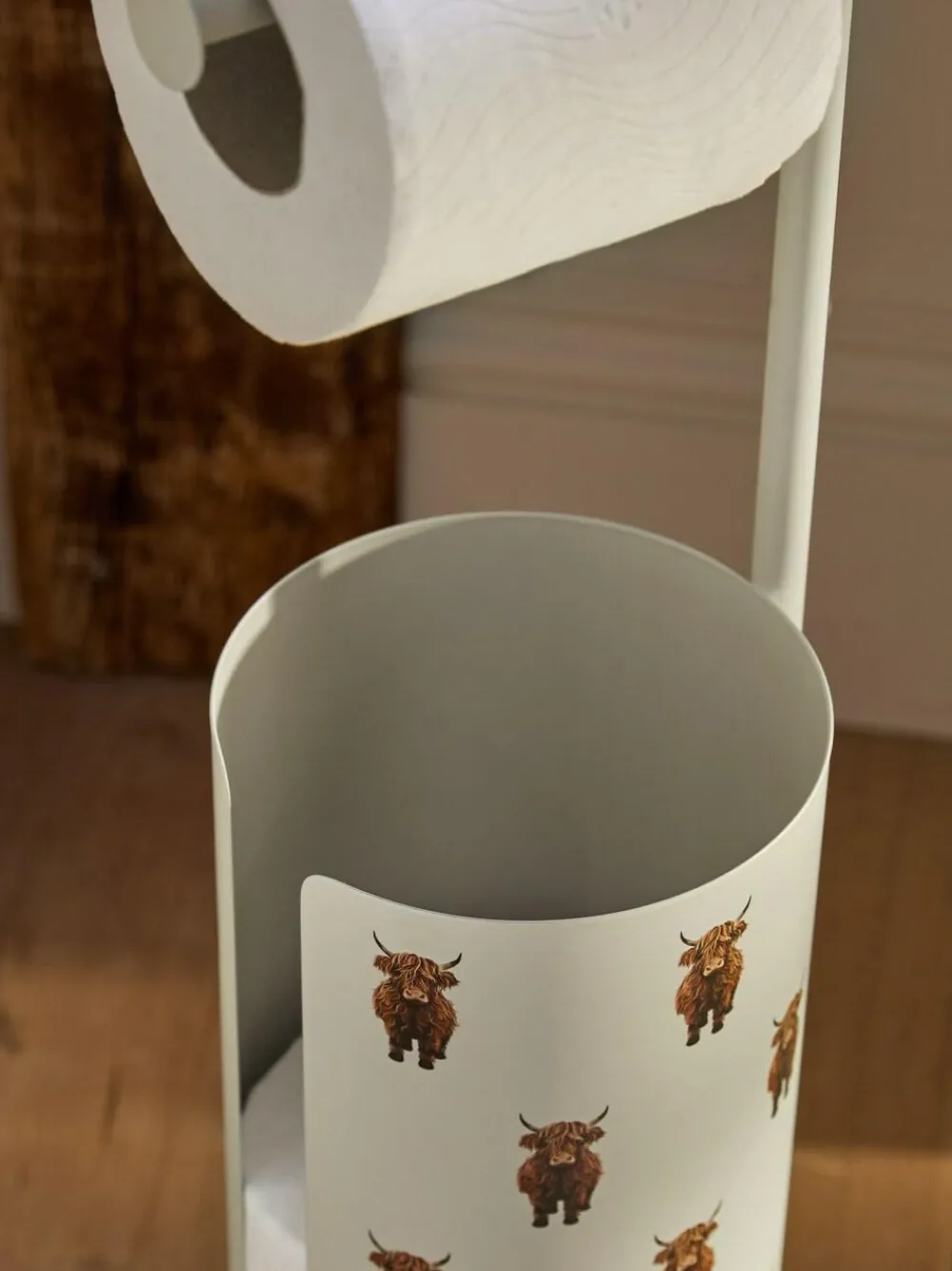 Discount Next Cream Hamish the Highland Cow Toilet Roll Holder