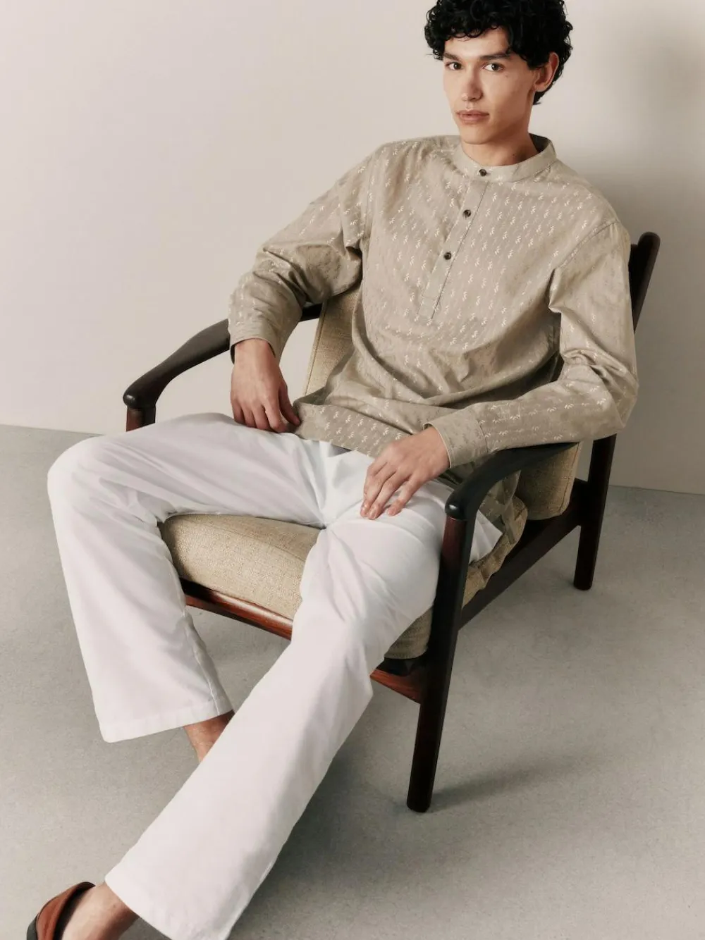 Best Next Cream Kurta