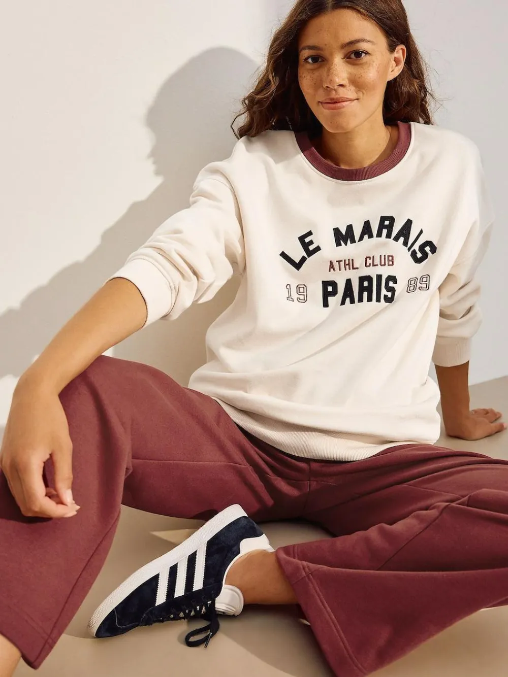 Next Cream Maternity Graphic Sweatshirt