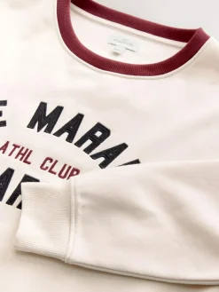 Next Cream Maternity Graphic Sweatshirt