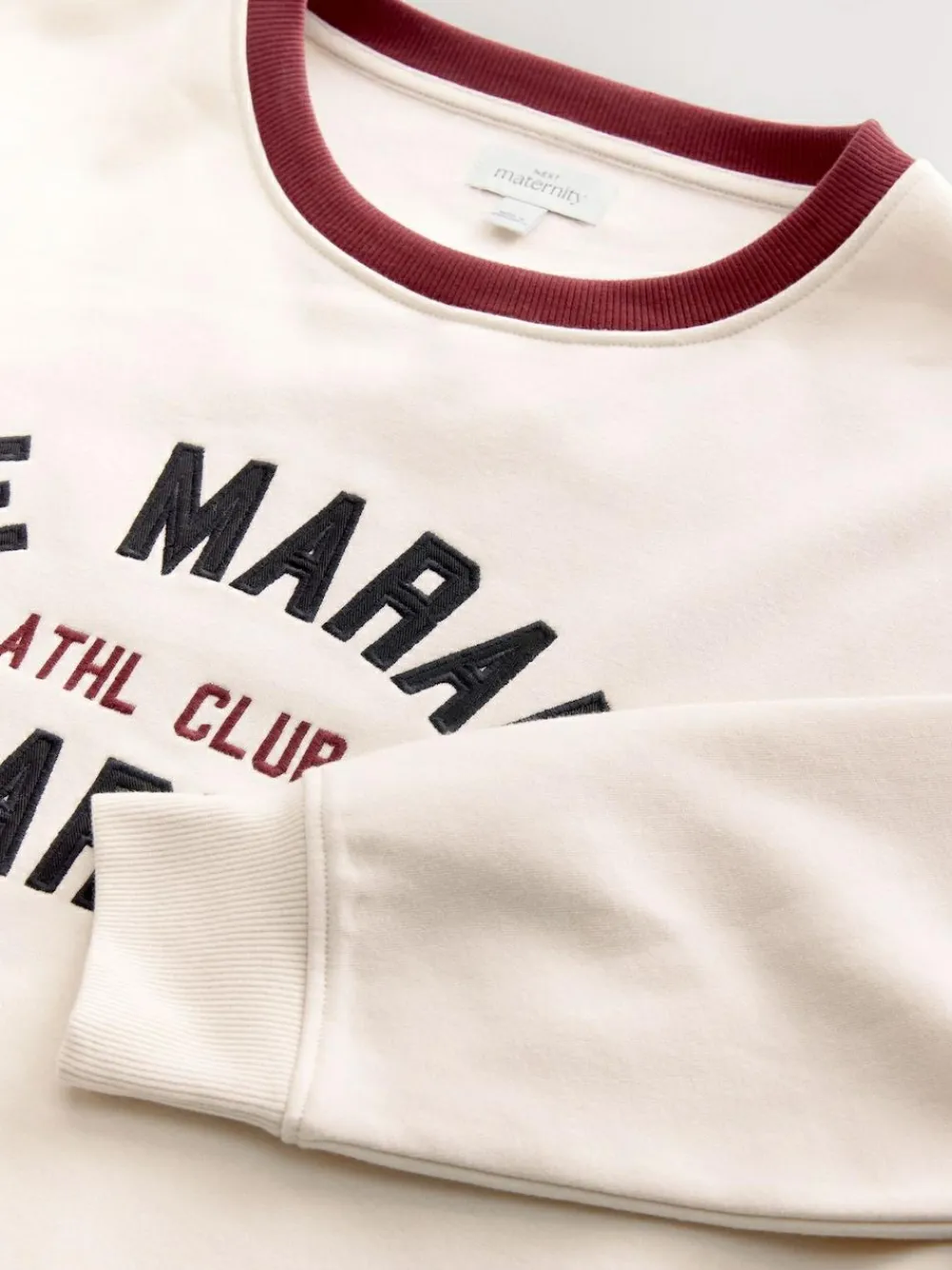 Next Cream Maternity Graphic Sweatshirt