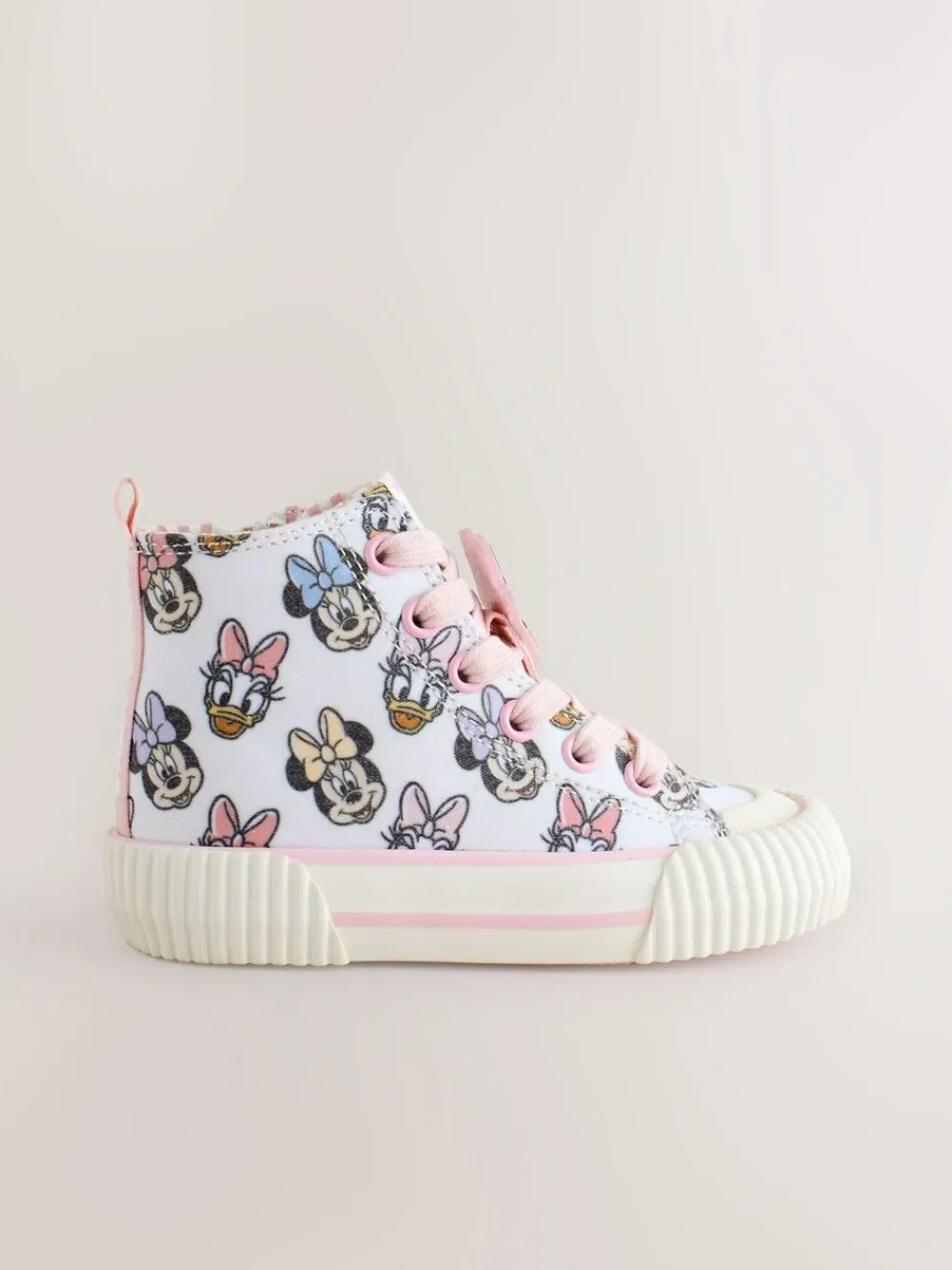 Sale Next Cream Minnie Mouse High Top Trainers