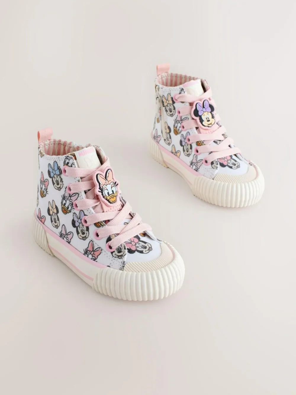 Sale Next Cream Minnie Mouse High Top Trainers