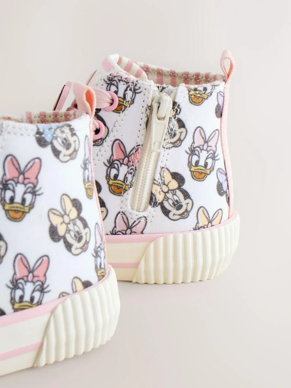Sale Next Cream Minnie Mouse High Top Trainers