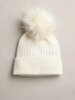Next N. Premium 100% Cashmere Knitted Pom Hat^Women Hats|Hats, Gloves & Scarves