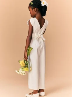 Best Next Occasion Jumpsuit (3-16yrs) Cream