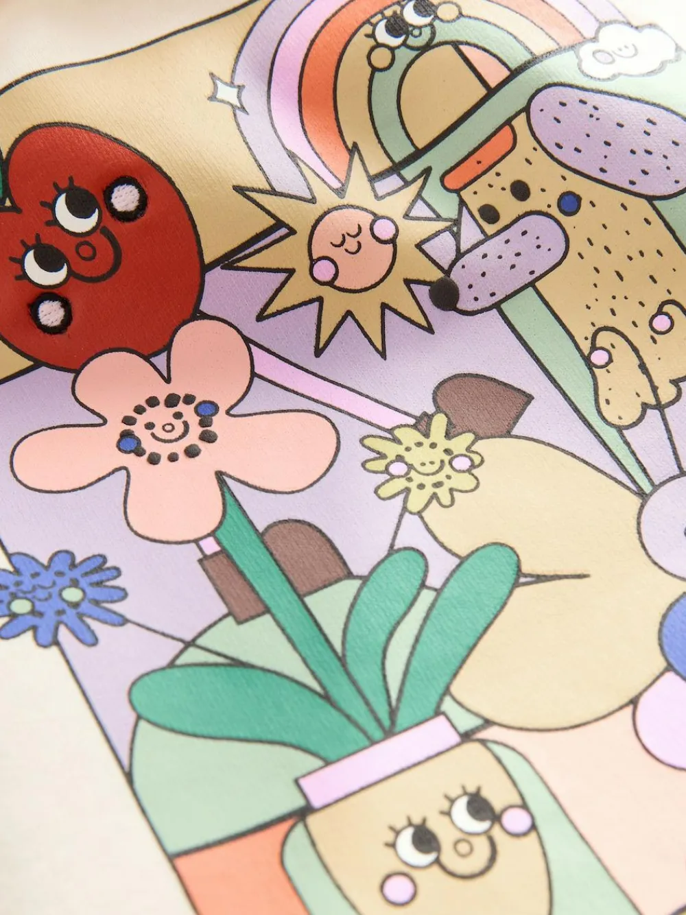 Next Cream Rainbow Graphic Print Sweatshirt & Leggings Set (3mths-7yrs)^ Sweatshirts & Hoodies|Sets & Co-Ords