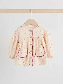 Next Baby Woven Long Sleeve Tops and Trousers 2 Piece Set (0mths-2yrs)^ Tops|Tops