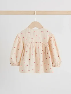 Next Baby Woven Long Sleeve Tops and Trousers 2 Piece Set (0mths-2yrs)^ Tops|Tops