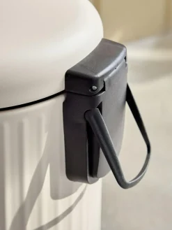 Next Cream Rib Soft Close 3 Litre Pedal Bin^ Bathroom Accessories