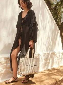 Next Cream Structured Canvas Shoulder Bag^Women Bags